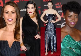 Sofia Vergara, Dita von Teese i Lupita Nyong'o na światowej premierze nowych "Gwiezdnych wojen" (ZDJĘCIA)