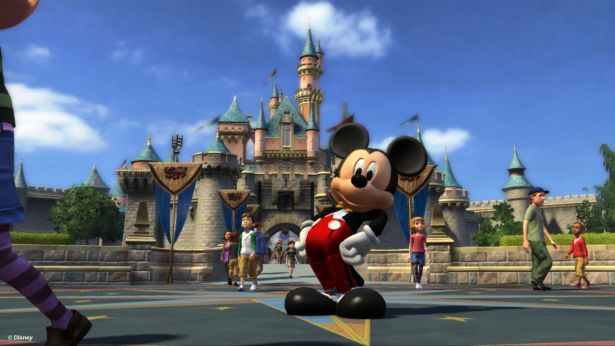 Myszka Miki w grze Kinect Disneyland Adventures
