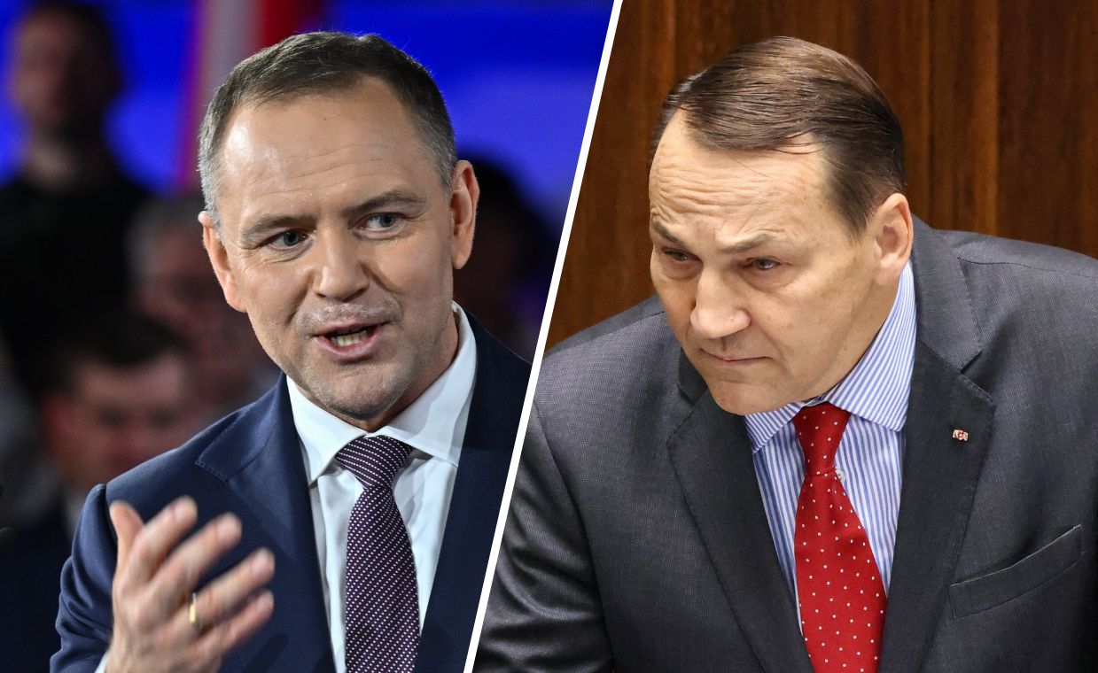 Sikorski uderza w Nawrockiego. Internet zapłonął