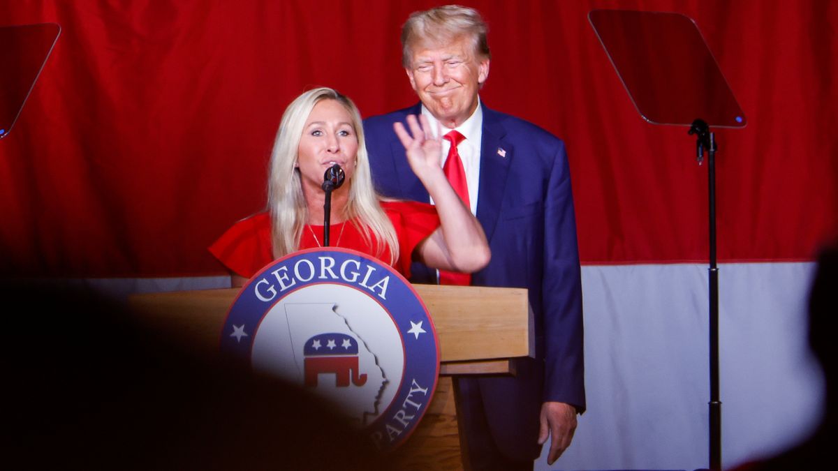 Kongresmenka Marjorie Taylor Green jest twarzą ruchu MAGA