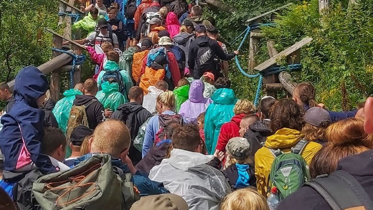 Rekordowe liczby turystów w Tatrach