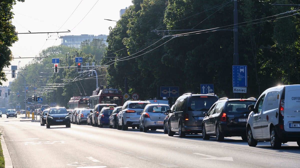 Korki w Dzień bez Samochodu w Lublinie