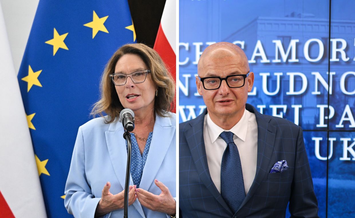 Małgorzata Kidawa-Błońska i Michał Kamiński