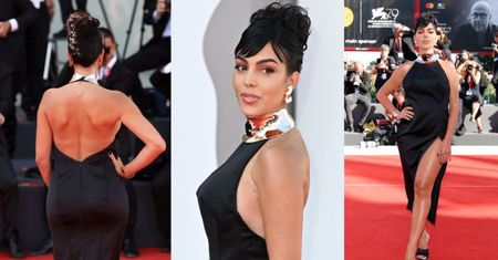 Georgina Rodriguez pręży się w KRÓLEWSKICH POZACH na Festiwalu Filmowym w Wenecji (ZDJĘCIA)