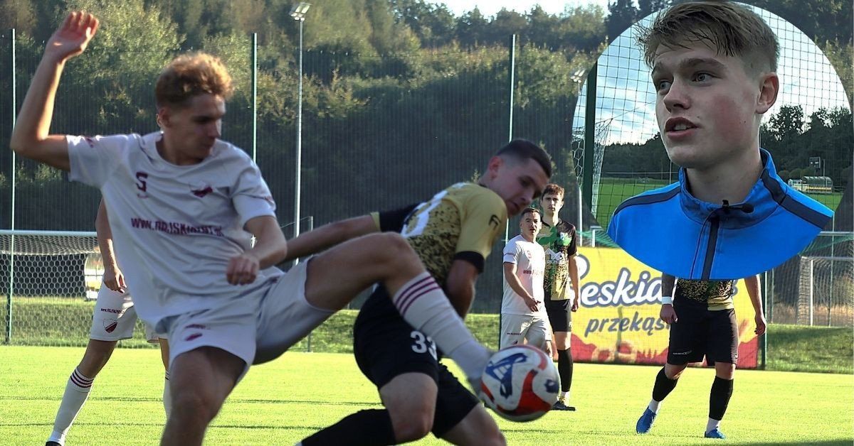 Bartosz Kuźma, Brzezina Osiek: - Wychodzę na boisko po to, żeby cieszyć się piłką