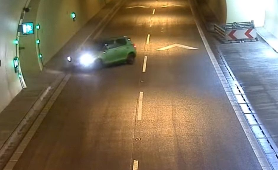 Czego nie wolno robić w tunelu i na autostradzie? Słowacki kierowca złamał wszystkie reguły