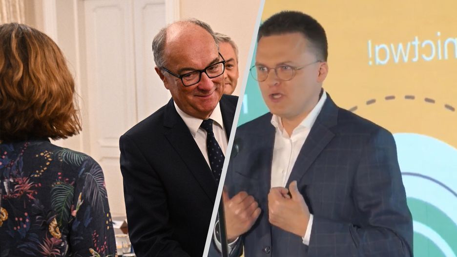 Włodzimierz Czarzasty I Szymon Hołownia