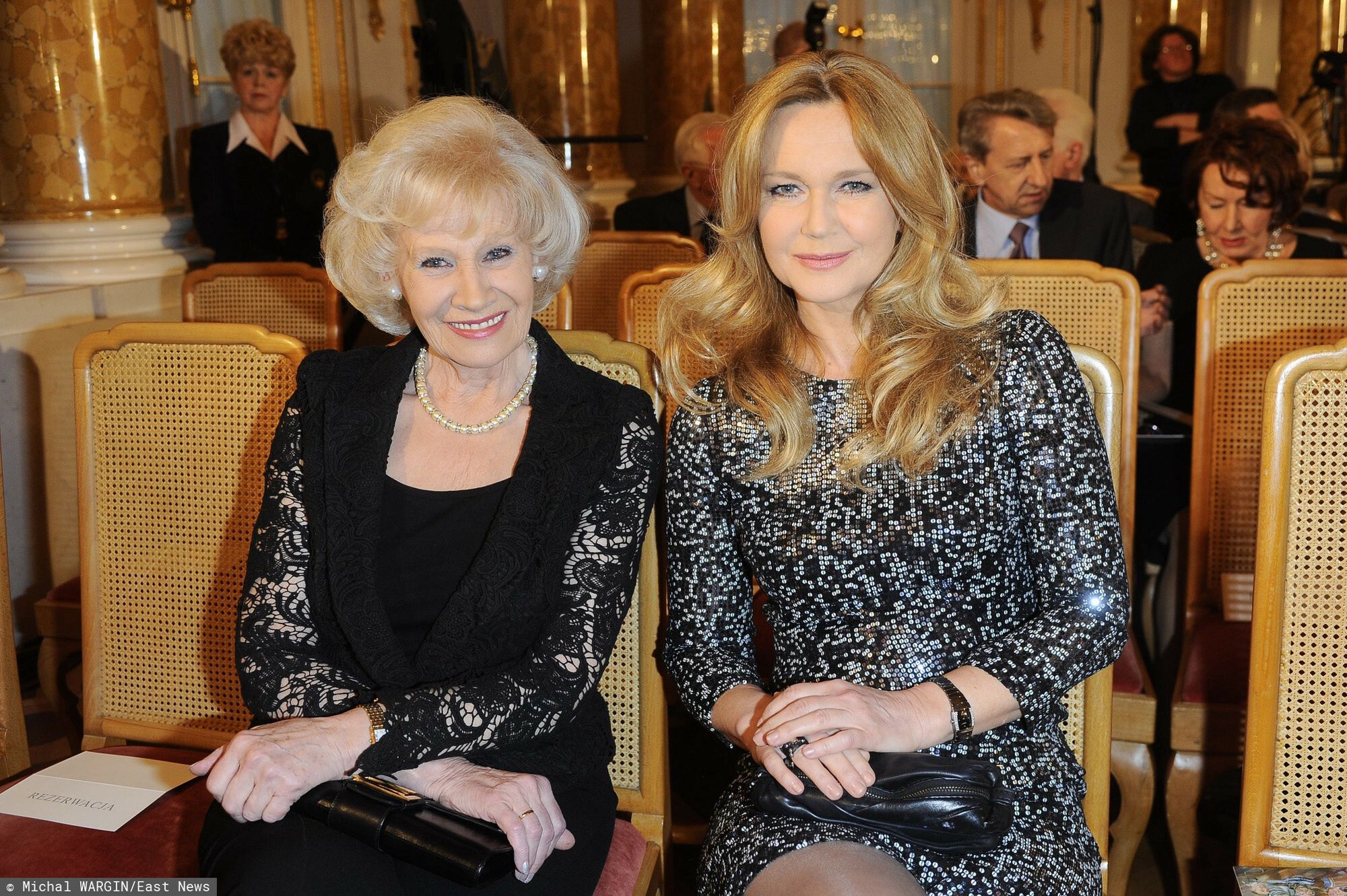 Grażyna Torbicka i Krystyna Loska na gali "Wiktory 2012"