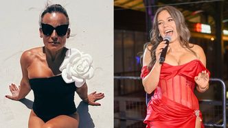 Anna Mucha wygina się na piachu w stroju kąpielowym (FOTO)