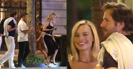 Margot Robbie wybrała się z mężem na nocną RANDKĘ w Paryżu. Piękna z nich para? (ZDJĘCIA)