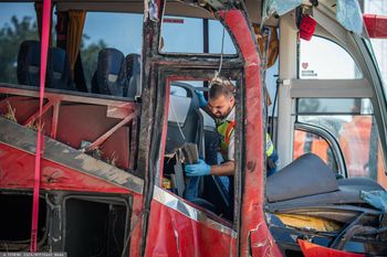Wypadek polskiego autokaru na Węgrzech. Głos zabrał kierowca
