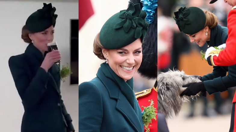 Kate Middleton na obchodach Dnia Świętego Patryka