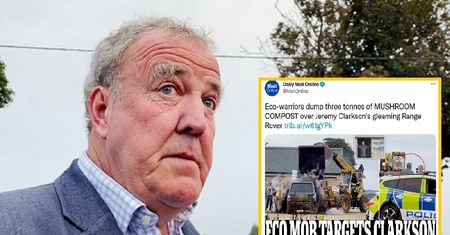 Trzy tony kompostu na Range Rover. Gwiazdor "Top Gear" stał w milczeniu