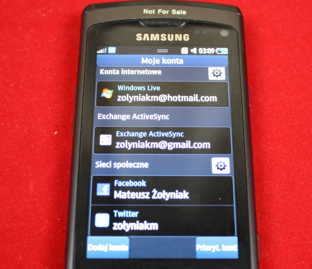 Samsung Wave S8500 - test cz.2 7