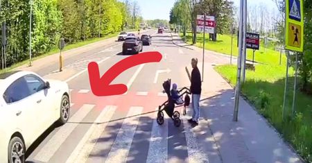 Był z dzieckiem na przejściu. Kierowcy nawet się nie zatrzymali