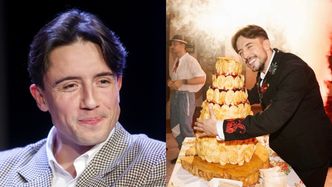 Huczne urodziny Dawida Kwiatkowskiego: sławni znajomi, stroje ludowe i OSCYPKOWY TORT (FOTO)