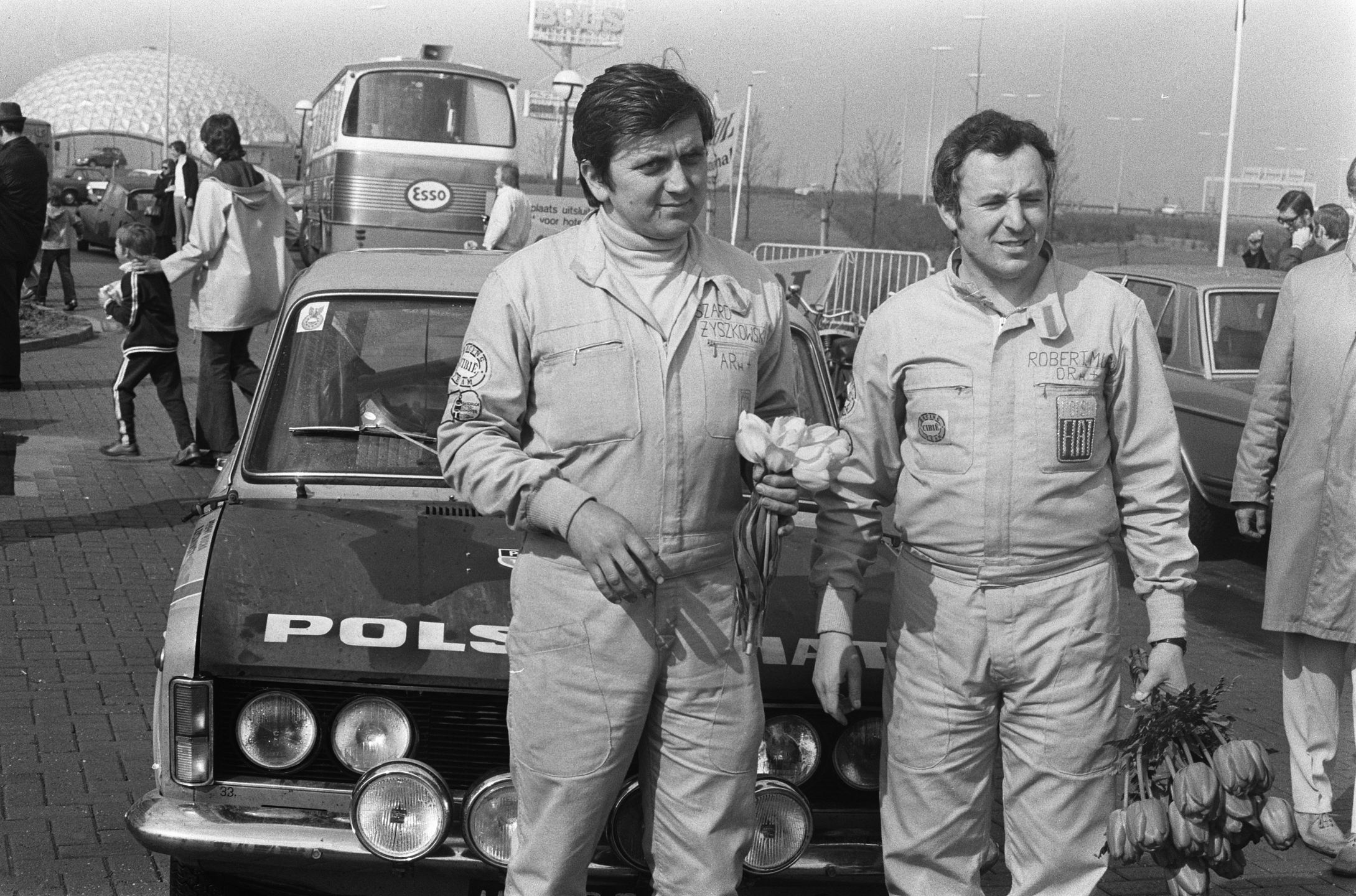 Robert Mucha (z prawej) w 1973 r.