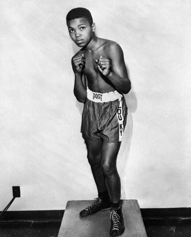 Młody Cassius Marcellus Clay Junior