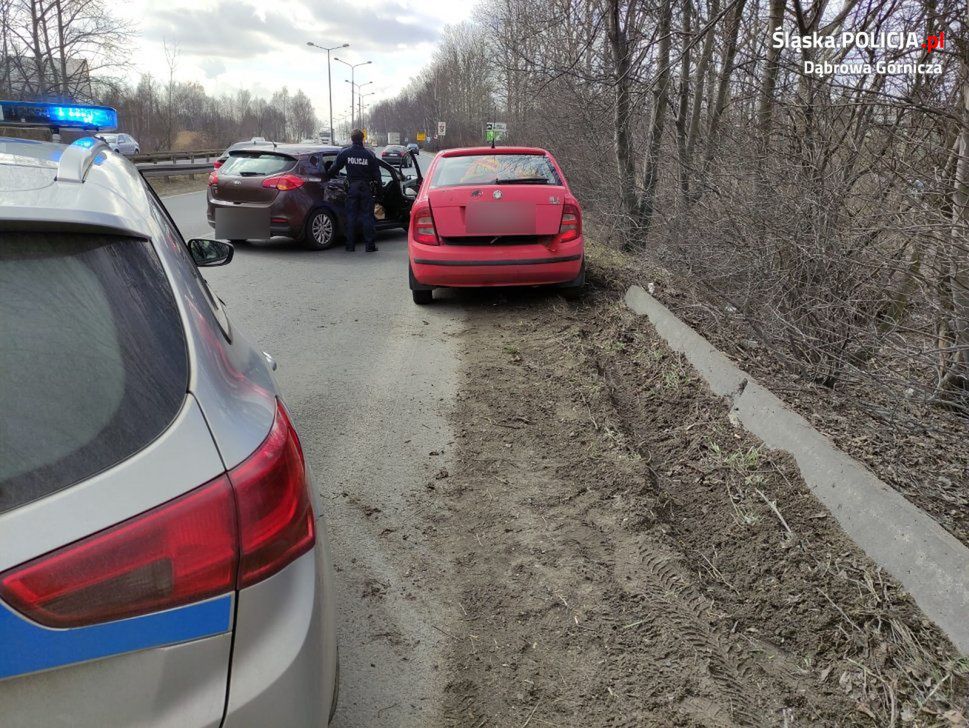 Dąbrowa Górnica. Skuteczny pościg dąbrowskich policjantów.