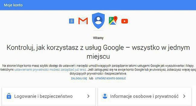 Google poprzez Moje Konto chce lepiej chronić prywatność użytkowników