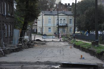 Malbork: Przebudowa ul. Jagiellońskiej. Wciąż trwa pierwszy etap