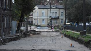 Malbork: Przebudowa ul. Jagiellońskiej. Wciąż trwa pierwszy etap