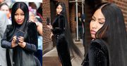 Mroczna Nicki Minaj chwali się peruką sięgającą prawie do kostek