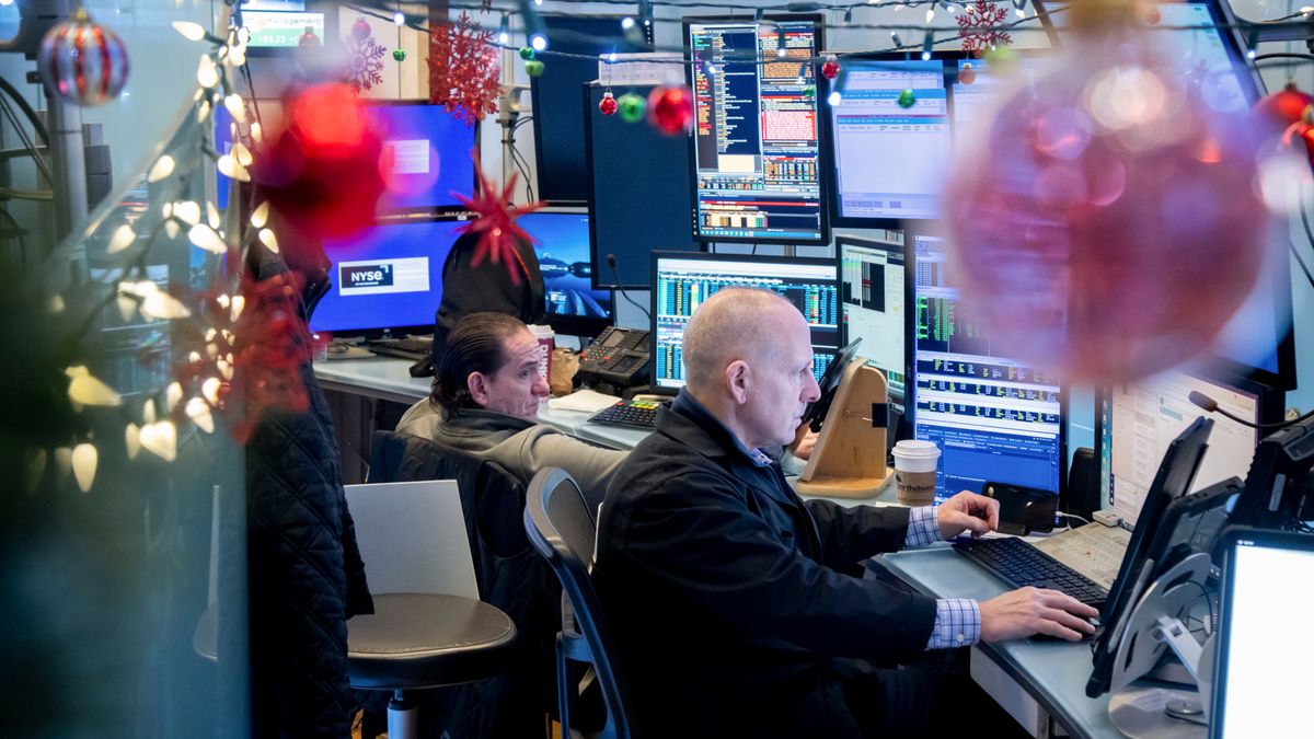 Na zdjęciu handel na nowojorskiej giełdzie