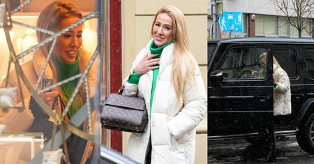 Sylwia Peretti posyła uśmiechy w drodze do mercedesa za PONAD 600 TYSIĘCY... (ZDJĘCIA)