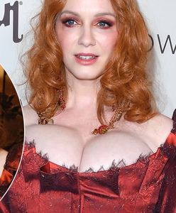 Christina Hendricks nie rezygnuje z gorsetów. Trudno oderwać od niej wzrok