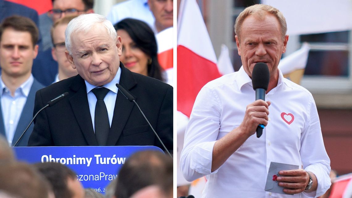 Jarosław Kaczyński i Donald Tusk