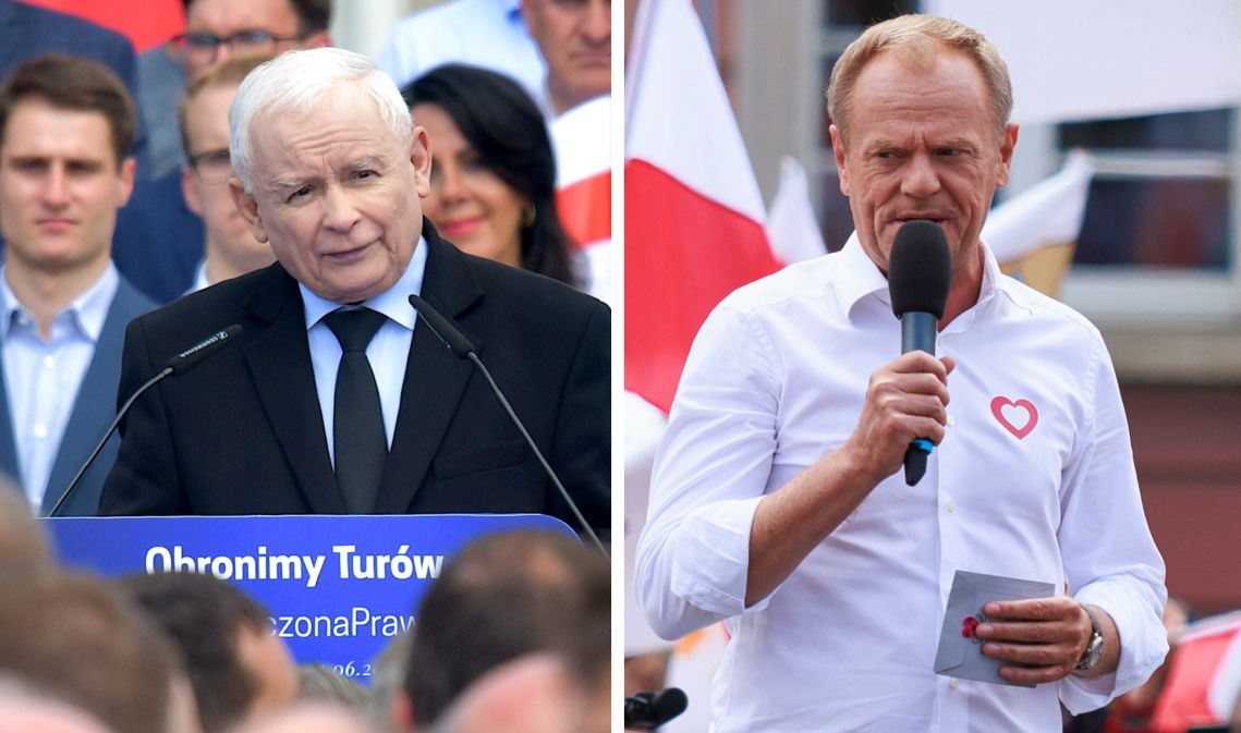 Jarosław Kaczyński i Donald Tusk