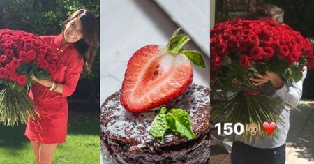 Lewandowska dostała od Roberta na urodziny 150 róż! (FOTO)