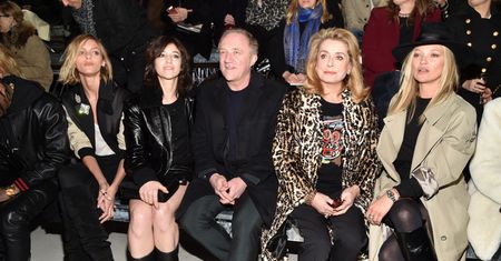 Anja Rubik z "koleżankami" na paryskim tygodniu mody (ZDJĘCIA)