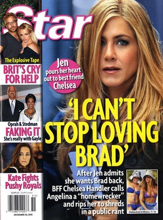 Aniston: "Nie mogę przestać kochać Brada!"