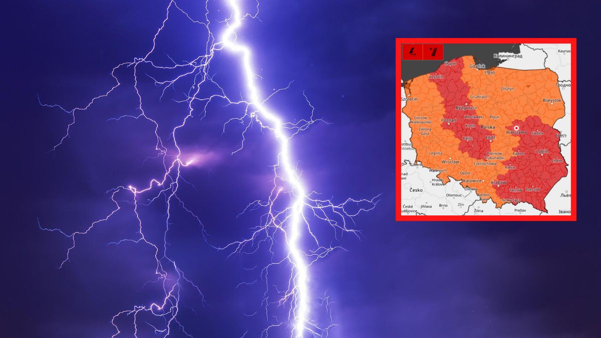 IMGW ostrzega przed groźnymi zjawiskami atmosferycznymi