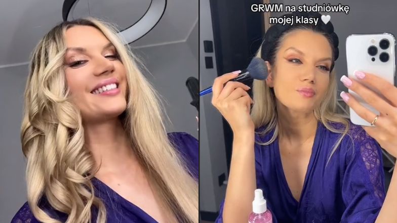 Nauczycielka pokazała kreację na studniówkę