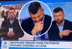 Prezenter Polsat News zagalopował się na wizji. To nie zabrzmiało dobrze