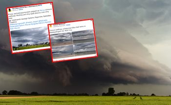Burze, grad i chmury szelfowe nad Polską. IMGW ostrzegało