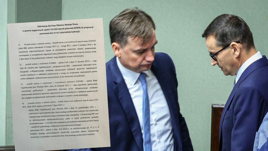 Zbigniew Ziobro i Mateusz Morawiecki spierają się o tempo zmian w sądownictwie