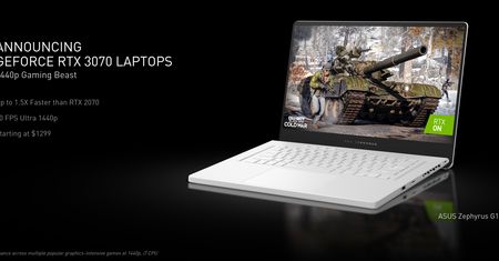 Nvidia RTX 3060, RTX 3070 i RTX 3080 dla laptopów. Jest też tańsza grafika dla PC