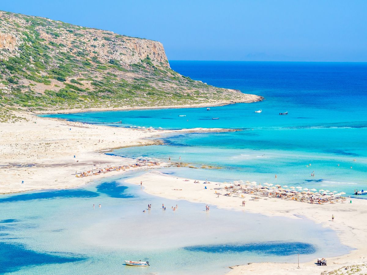 Laguna Balos to świetne miejsce do plażowania