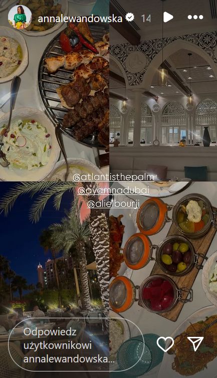 Anna Lewandowska w Dubaju