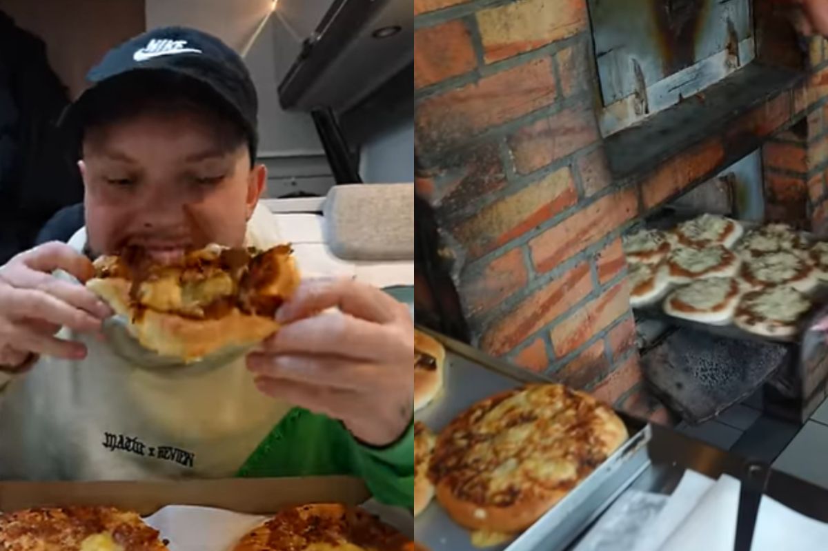 Książulo spróbował pizzy z baru mlecznego. "Tak stara, że cię w planach jeszcze nie było"