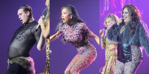 Pussycat Dolls zaprosiły na scenę polskie DRAG QUEEN i TANCERZA. Szczęśliwcy WYWIJALI u boku Nicole Scherzinger (WIDEO)