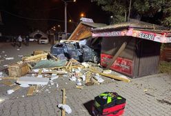 Staranował stragany. Uciekł z tablicami rejestracyjnymi