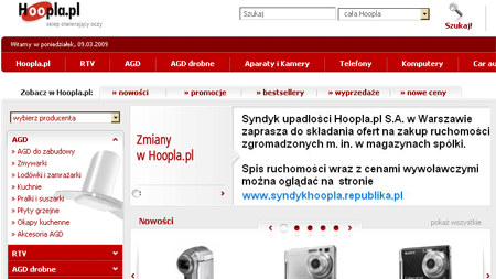 Hoopla.pl zbankrutował 1