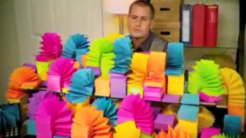 Co można zrobić z 280950 karteczkami samoprzylepnymi? [wideo] 1