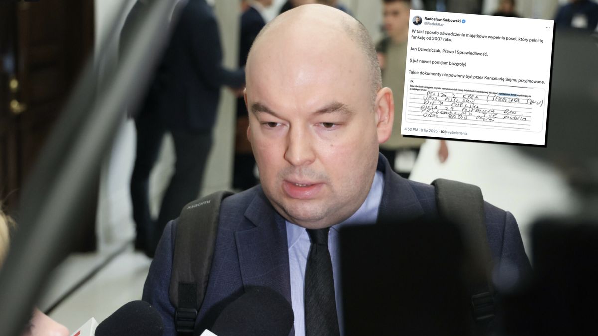 Radosław Karbowski na platformie X