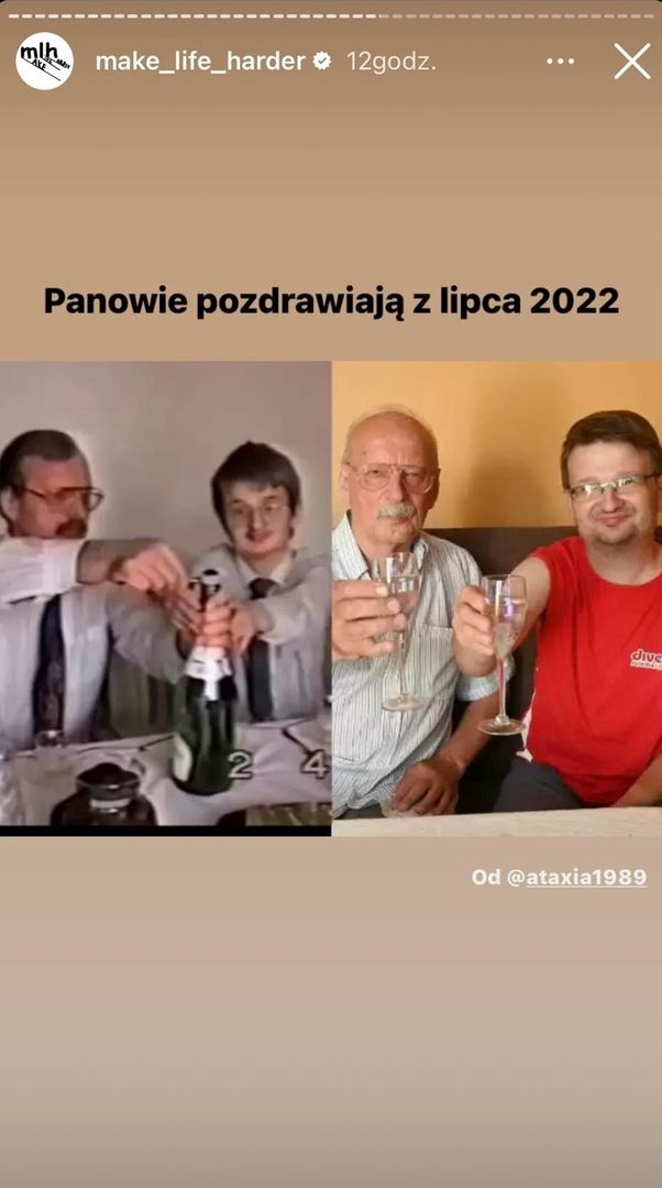 Panowie odtworzyli kultową scenę